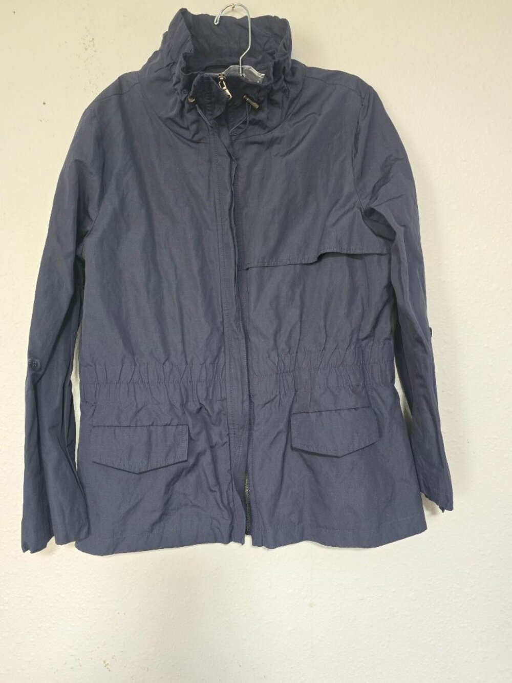 Erin London Womens Lightweight utility windbreaker Jacket sz Medium